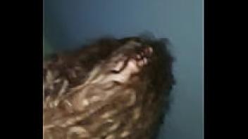 Redhead riding lingerie riding