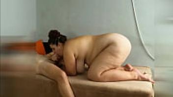 Fat ass girl cums while riding cock bhabhi riding