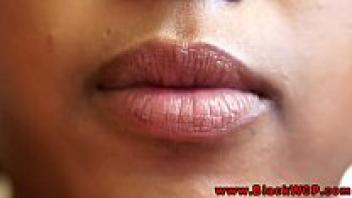 Black lesbians playing with a vibrator stockings playing