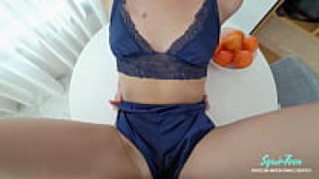 Skinny wife cheats on her husband with the landlord cuckold husband