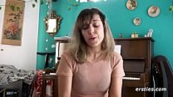 Ada masturbates and toys her pussy to orgasm blows masturbates