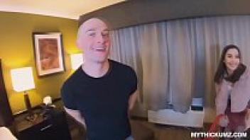 Asian american teen babe on blowjob mission public american