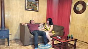 I invite my stepson to watch movies and i end up fucking him hard with him husbands watch