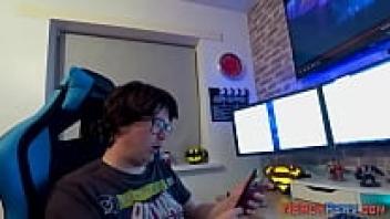 Nerd licks tricked amateur friend tricked