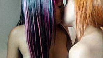 Huge compilation of deep lesbian kisses cumshots compilation