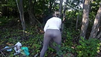 A kinky girl outdoor masturbation happy ended with an orgasm and squirt female orgasm