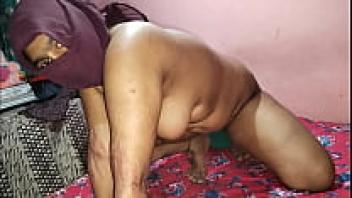 Stepmom masturbate her stepson dick and give him pleasure horny stepmom