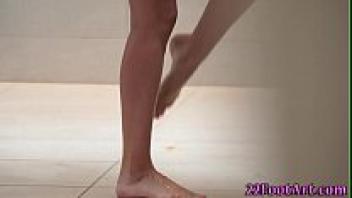 Blonde sluts feet cumshot facial cumshot