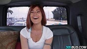 Big tit redhead begs for anal threesome 2 1 horny redhead