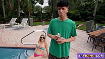 Bangbros big tits milf gigi dior fucked poolside by stepson ethan seeks getting fucked