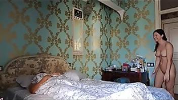 Brunette pov blowjob big dick and doggystyle in the morning cum insidehlbks0jm closeup morning