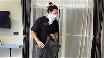 Tying up my stepsister and smelling her feet while i 039 m rock hardatcedg8 outdoor stepsister