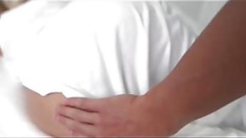 Teen stepsister wakes up to hard cockbagg sarah wakes