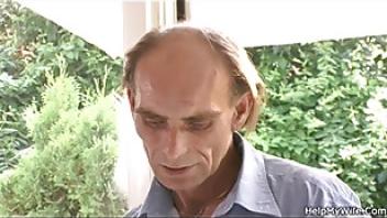 Old man watching teen wife banged from behind hotwifexxx watching