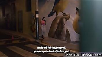 Milagros raiza a super busty peruvian girl is caught at night by a shy brunette ztqtx pajamas night