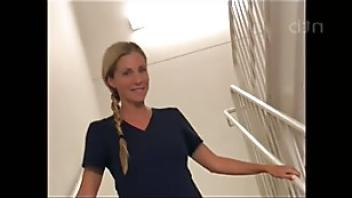 Boss visits the sexy nurse in hospital bathroomsu1leidl takes nurse
