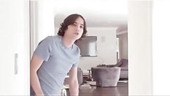 Her stepson friend spying on her while she pleases herselfoyok3de caught spying