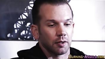 Punk slut gets facialized sucking amateur sucking