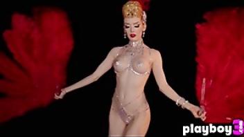 Petite latina babe with perfect big tits calypso muse posed for playboy exposed perfect