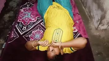 Indian haryanvi step sister has hard sex with her step brother daughter sister