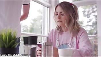 Young russian girl loves to engage in gentle sex in the pose of cancerlvjym curvy russian