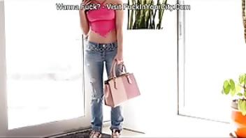 A ton of fuck me vibe in a tiny redheadbbpoy1y waiting 