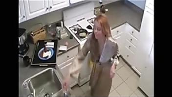 Breakfast with stepmom with big boobshgeuy9dd making breakfast