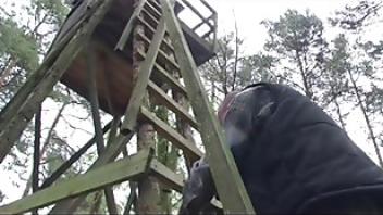 We are in germany outdoors with the best german stunnersauiyw fucks outdoors