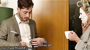 Big tits mature likes coffee and my cockadhuzd redhead mature