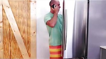 Hot brunette takes a cock in the kitchenpplvh emanuela takes