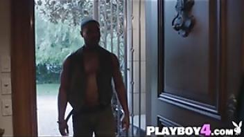 Sexy big tits milfs in hot lingerie solving a mystery with group of guys intense group