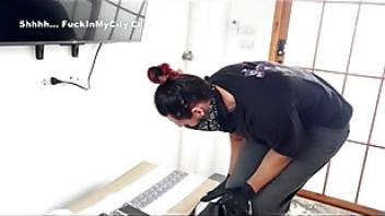 Masked thief fucked a tattooed alone girl8oiucrx busty thief