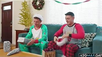Watch this free use christmas sex with three horny hot studs cuckolds watch