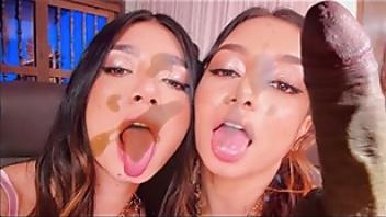 Mariana silva and jessie daniels cum on faces victoria daniels