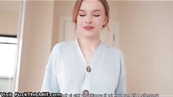 My stepsister spotted me jacking off and asked me to fuck her boyfriend asked