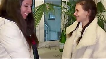 Picked up two beauties with a friend and fucked them hardy2uew blondes picked