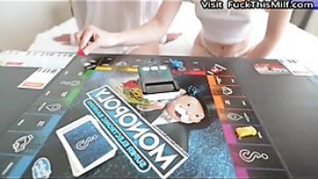 Fucked my wife friend in front of her the monopoly ended in divorcetqlnll handjob front