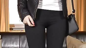 Classy teen gets doggystyled by old man fingers classy