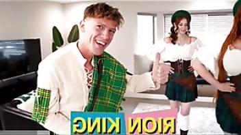 Three redhead mature girls test irish guy heroic prowess cuckold girls