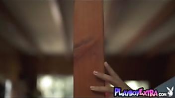 Smoking hot ebony ring babe brookliyn wren reveals her massive natural tits perfect natural