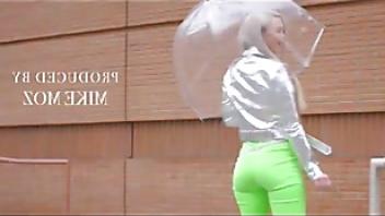 Rip her leggings and shove it insidethjbht8 cheerful leggings