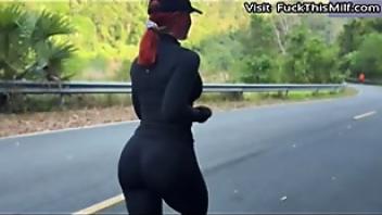 Met a stranger on a morning run and fucked her fucks stranger