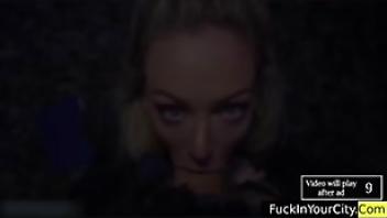 Mature mom in stockings cums from sex with a young lover on the bed lucky young