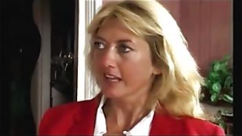 Big titty mature fucks with a boyfia7e blowjob titty