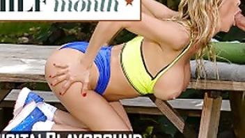 Digitalplayground jmac shadowing on alexis fawx ends with fucking on the picnic table stepmom alexis