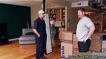 Audrey bitoni secretly fucking the mover behind boyfriend backkvbth brunette audrey