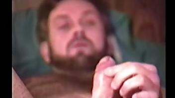 Amateur mature man gerry jerking off rockie jerking