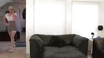 Horny cougar has a thing for huge black cocks meaty cocks