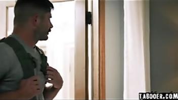 Leana lovings feels up nathan bronsons muscles and slaps his ass stepdaughter leana