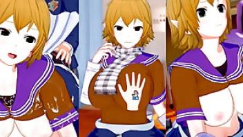  eroge koikatsu touhou mizuhashi parsui rubs her boobs h 3dcg big breasts anime video touhou project hentai game toho therealdstories hentai